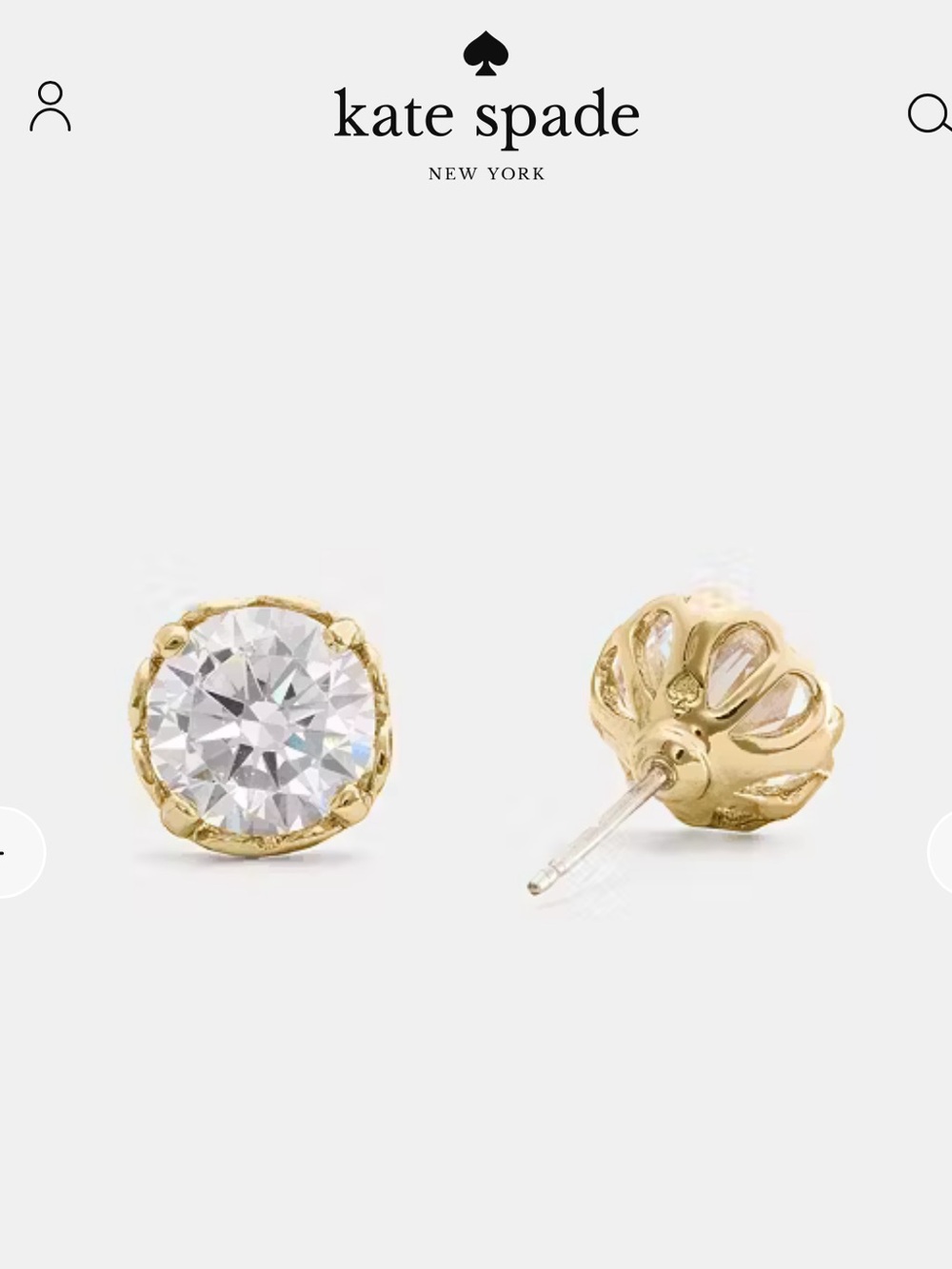 Kate Spade That Sparkle Round Earrings